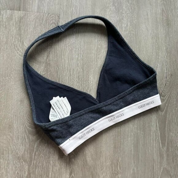 Gilly hicks Women's Grey and White Bralette - Picture 3 of 4